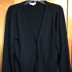 Charter Club black cardigan sweater